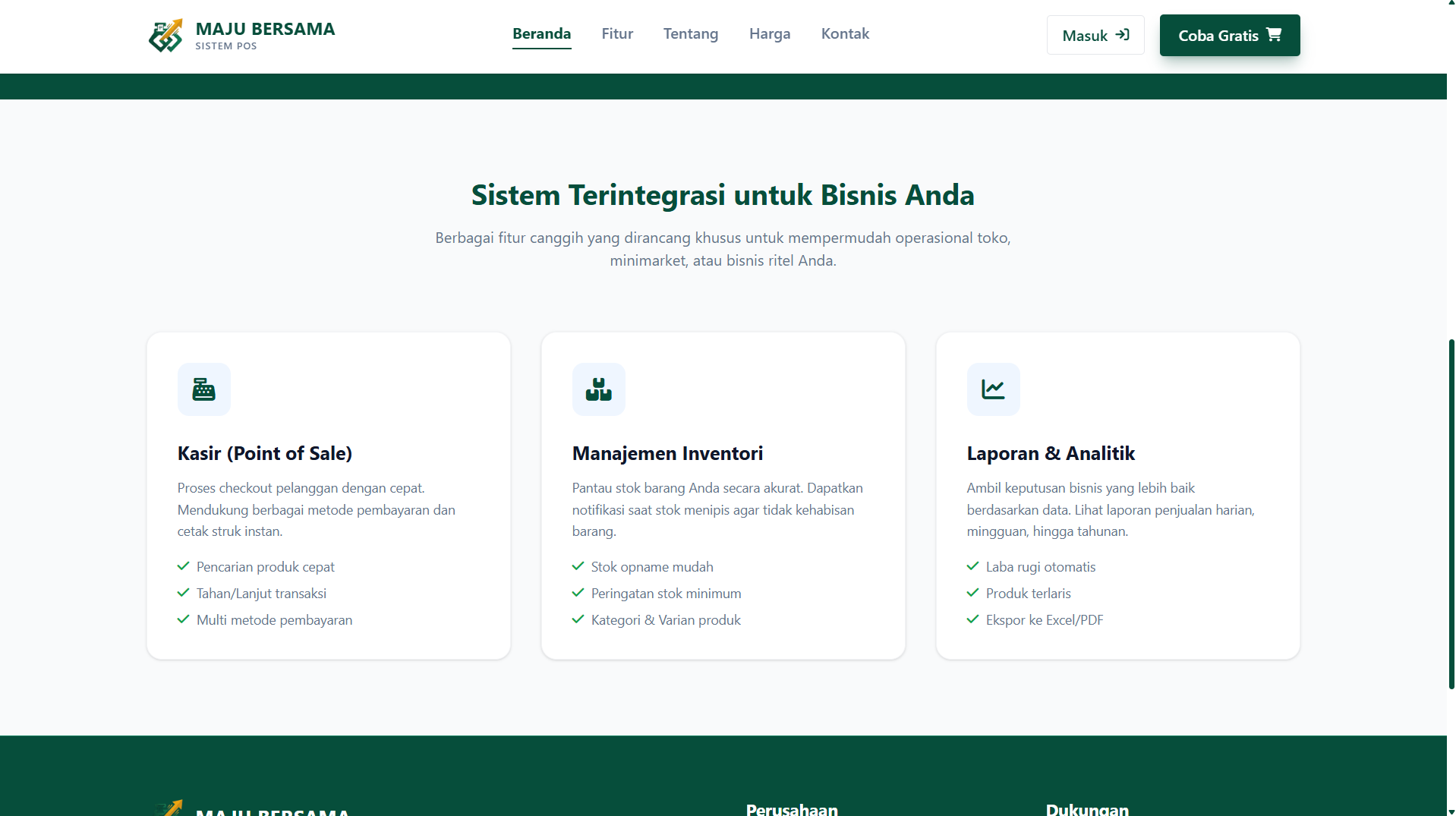 Aplikasi POS screenshot 2