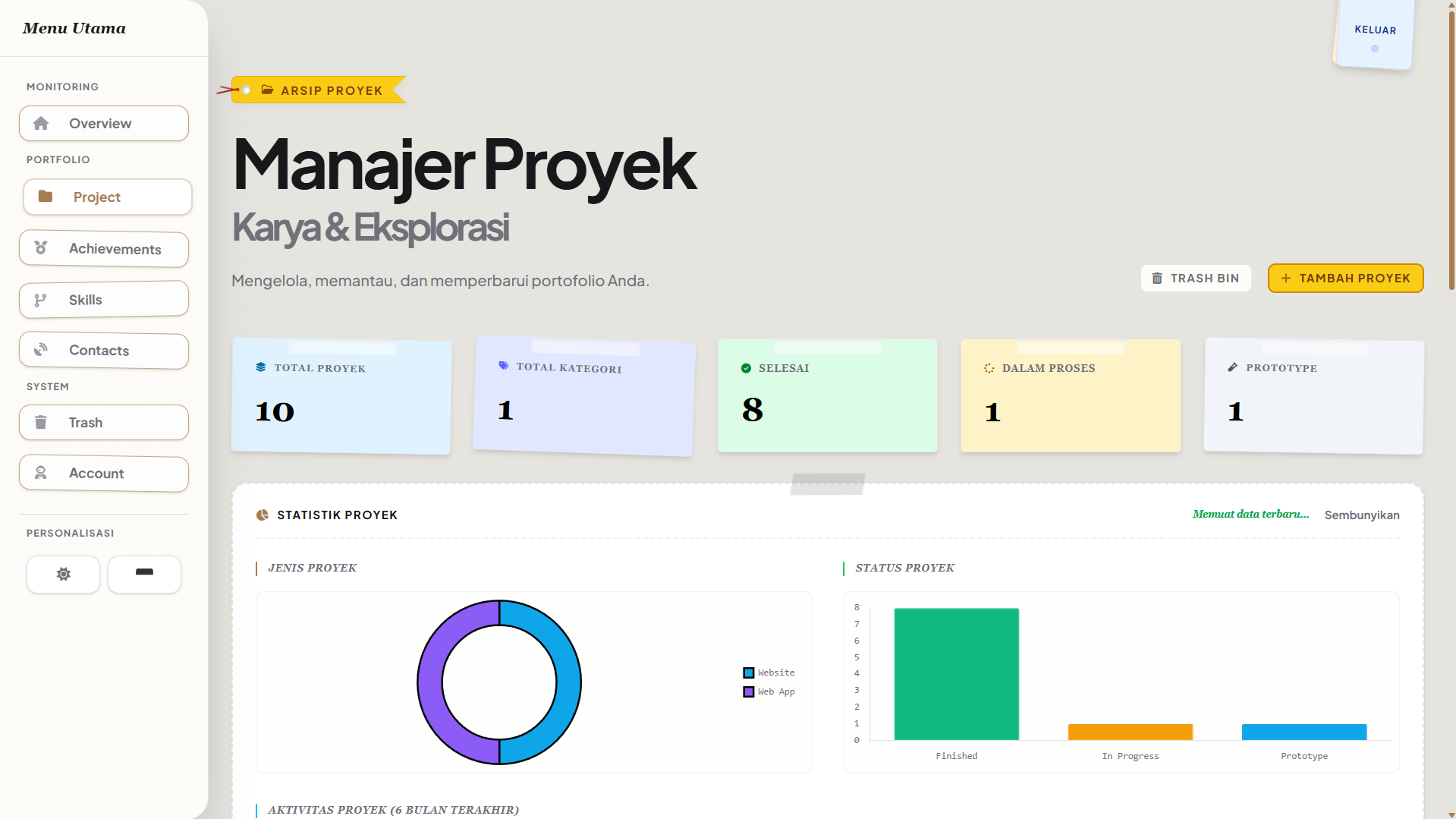 Personal Portofolio screenshot 6